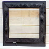 Пічні дверцята зі склом h420*400мм і піддувом Hetta Mia, фото 5