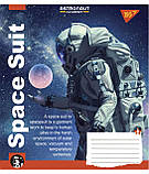 Набір зошитів учнівських А5/36 лін. YES Astronaut academy (15 штук мікс), фото 4