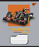 Набір зошитів учнівських А5/36 кл. YES Racing championship (15 штук мікс), фото 6