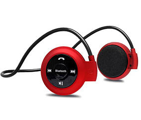 Накладні Bluetooth навушники, гарнітури, MP3-плеєр Червоний