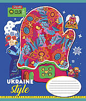 Набір зошитів учнівських А5/12 кл. 1В Ukraine style, (25 штук мікс)