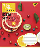 Набір зошитів учнівських А5/48 лін. YES Insta stories (10 штук мікс), фото 6