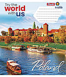 Набір зошитів учнівських А5/48 лін. 1В World with us (10 штук мікс), фото 4