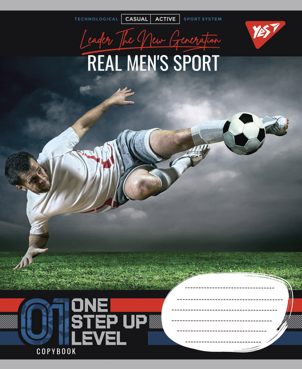 Набір зошитів учнівських А5/36 кл. YES Real sport (15 штук мікс)
