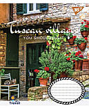 Набір зошитів учнівських А5/60 кл. YES Tuscan villages (10 штук мікс), фото 3
