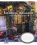 Набір зошитів учнівських А5/60 кл. YES Tuscan villages (10 штук мікс), фото 6