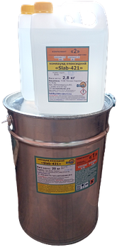 Смола епоксидна КЕ "Slab-421" вага 25,6 кг