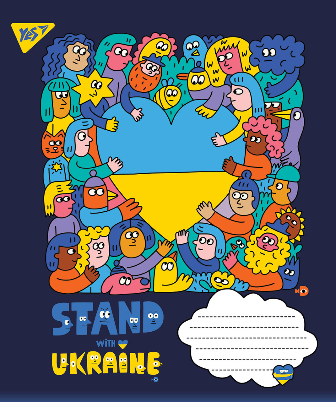 Набір шкільних зошитів 5шт А5/96 кл. YES Ukraine 766247