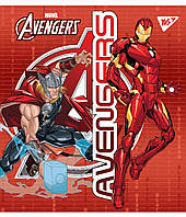 Набір шкільних зошитів 12 аркушів лінія YES Marvel 10 штук