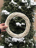 ОПТ та роздріб. d 30см Вибілерий вінок з лози. . Арт:50905, фото 3