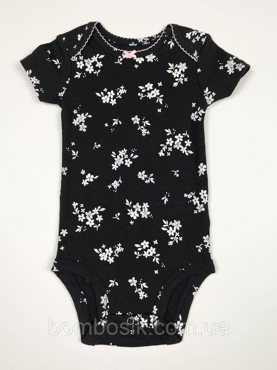 Бодік з коротким рукавом для дівчинки Картерс, 3м (55-61см), фото 1