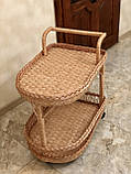 Стіл двоярусний з лози. "Барний" Арт:569, фото 4