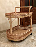 Стіл двоярусний з лози. "Барний" Арт:569, фото 5