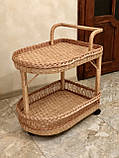 Стіл двоярусний з лози. "Барний" Арт:569, фото 3