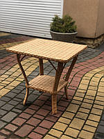 Стіл журнальний плетений «Квадрат». Арт:5702