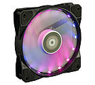 Вентилятор Frime Iris LED Fan 16LED RGB HUB-2 (FLF-HB120RGBHUB216), 120х120х25 мм, 6-pin, Black, фото 6