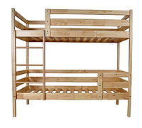 Двоярусне ліжко babyson 3 лакове 80x190 см