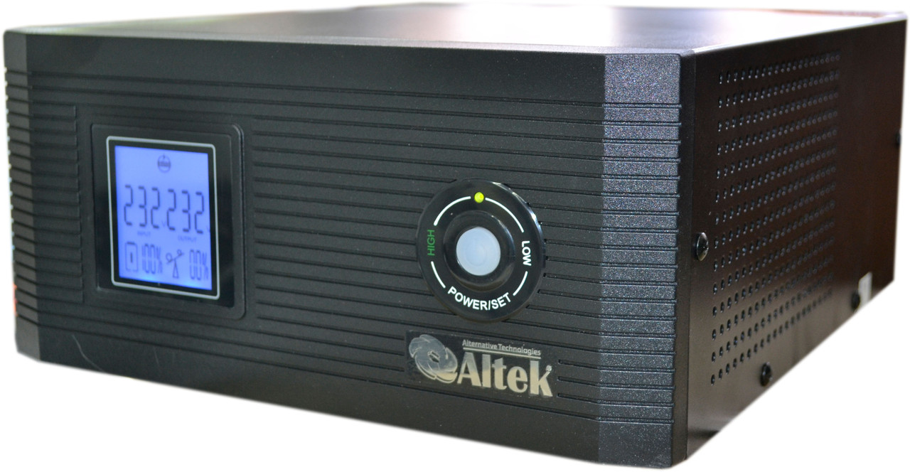 Altek AXL-600 (480 Вт), для котла, чиста синусоїда, зовнішня АКБ