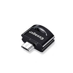 Адаптер Essager Micro USB OTG to USB Dark Grey  (ECJOTGM-WJ01)