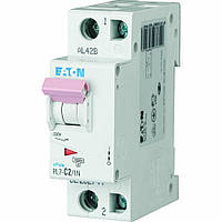 Автоматический выключатель Eaton PL7-C2/1N 2P 2A C 10kA 262744 (Moeller) модульный