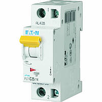 Автоматический выключатель Eaton PL7-C25/1N 2P 25A C 10kA 262751 (Moeller) модульный