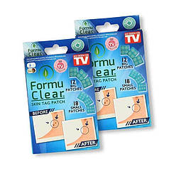 Пластир від бородавок і папіллом упаковка 3 блистера Formu Clear 200901