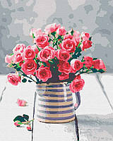Картина по Номерам Riviera Blanka RB-0100 Утренние Розы 40x50 см