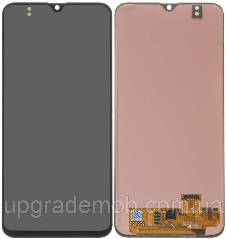 Дисплей модуль тачскрин Samsung A205 Galaxy A20 чорний OLED