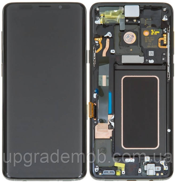Дисплей модуль тачскрин Samsung G960 Galaxy S9 чорний OLED (Small LCD) з рамкою Midnight Black