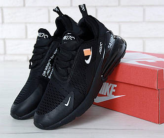 Чоловічі Кросівки Nike air max 270 Black x Off-White 42-44-45