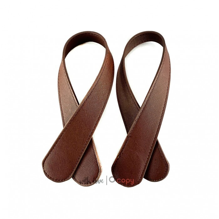 Плоскі короткі світло-коричневі ручки, 45 см, фото 1