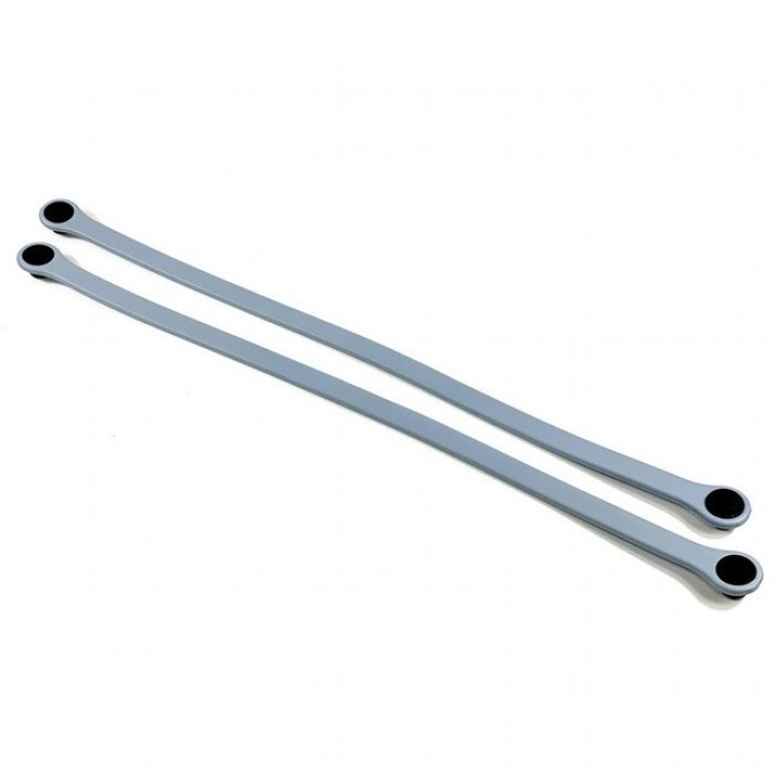 Каучукові ручки 65 см для сумки-конструктор, світло-сірі, фото 1