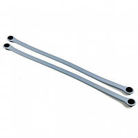 Каучукові ручки 65 см для сумки-конструктор, світло-сірі