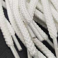 Белый шнур круглый плетеный 1,5м полиэстер