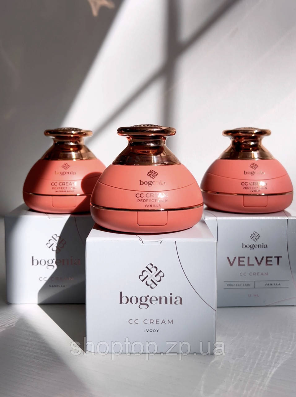 Зволожувальний тональний крем кушон Bogenia Velvet CC Cream, фото 1