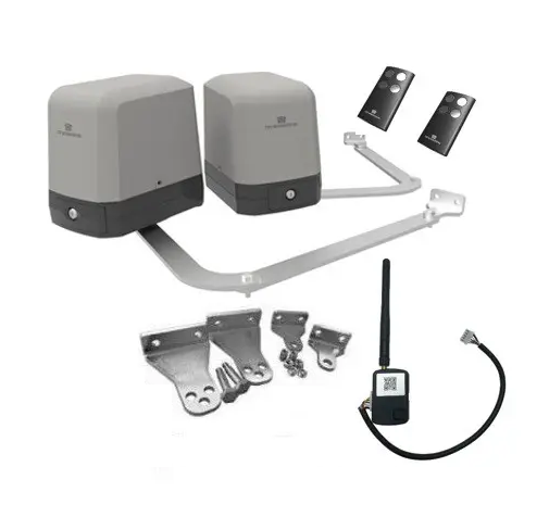 Gant TMT Papillon — важільна автоматика для двостулкових воріт, стулка до 2,5 м