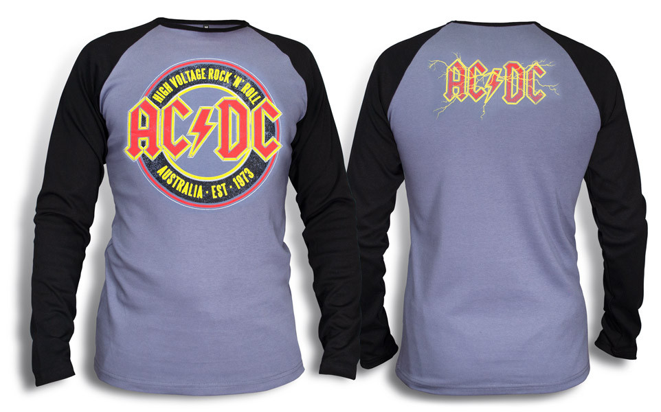 Футболка реглан з довгим рукавом AC/DC Australia 1973