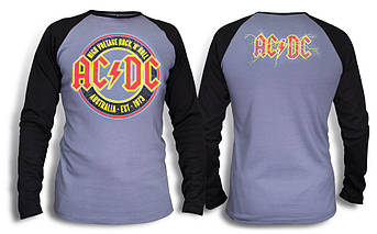 Футболка реглан з довгим рукавом AC/DC Australia 1973, фото 1