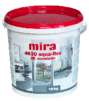 Гидроизоляция Mira 4630 aqua-flex 2К membran эластичная двухкомпонентная цементная комплект 10 кг