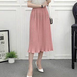 Плісирована мідіспідниця з гумкою на талії (р. 42-46) 83s4512