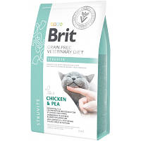 Сухой корм для котов при мочекаменной болезни Brit GF Veterinary Diets Cat Struvite 2 кг