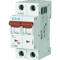 Автоматический выключатель Eaton PL7-C4/2 2P 4A C 10kA 263355 (Moeller) модульный