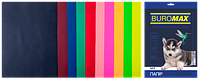 Набор цветной бумаги А4 DARK+NEON 10цветов