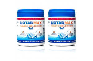 Біологічні таблетки для септиків та очисних споруд BioTab MAX 3в1 48таб + 4 шт.