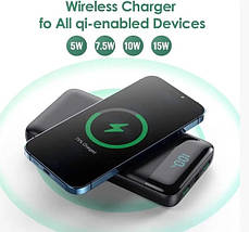 Зовнішній акумулятор Power Bank HX160Q2 30800mAh 25W-PD (2USB+Type-C) зарядний пристрій, універсальна батарея, фото 3