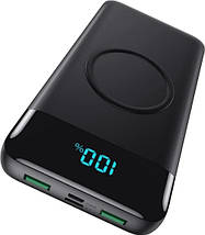 Зовнішній акумулятор Power Bank HX160Q2 30800mAh 25W-PD (2USB+Type-C) зарядний пристрій, універсальна батарея, фото 4