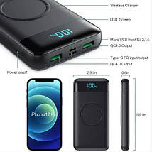 Зовнішній акумулятор Power Bank HX160Q2 30800mAh 25W-PD (2USB+Type-C) зарядний пристрій, універсальна батарея, фото 6
