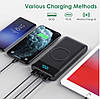 Зовнішній акумулятор Power Bank HX160Q2 30800mAh 25W-PD (2USB+Type-C) зарядний пристрій, універсальна батарея, фото 7