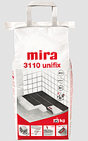 Клей Mira 3110 Unifix белый цвет для плитки и камня эластичный (C2TE S1) для электрического тёплого пола 25кг