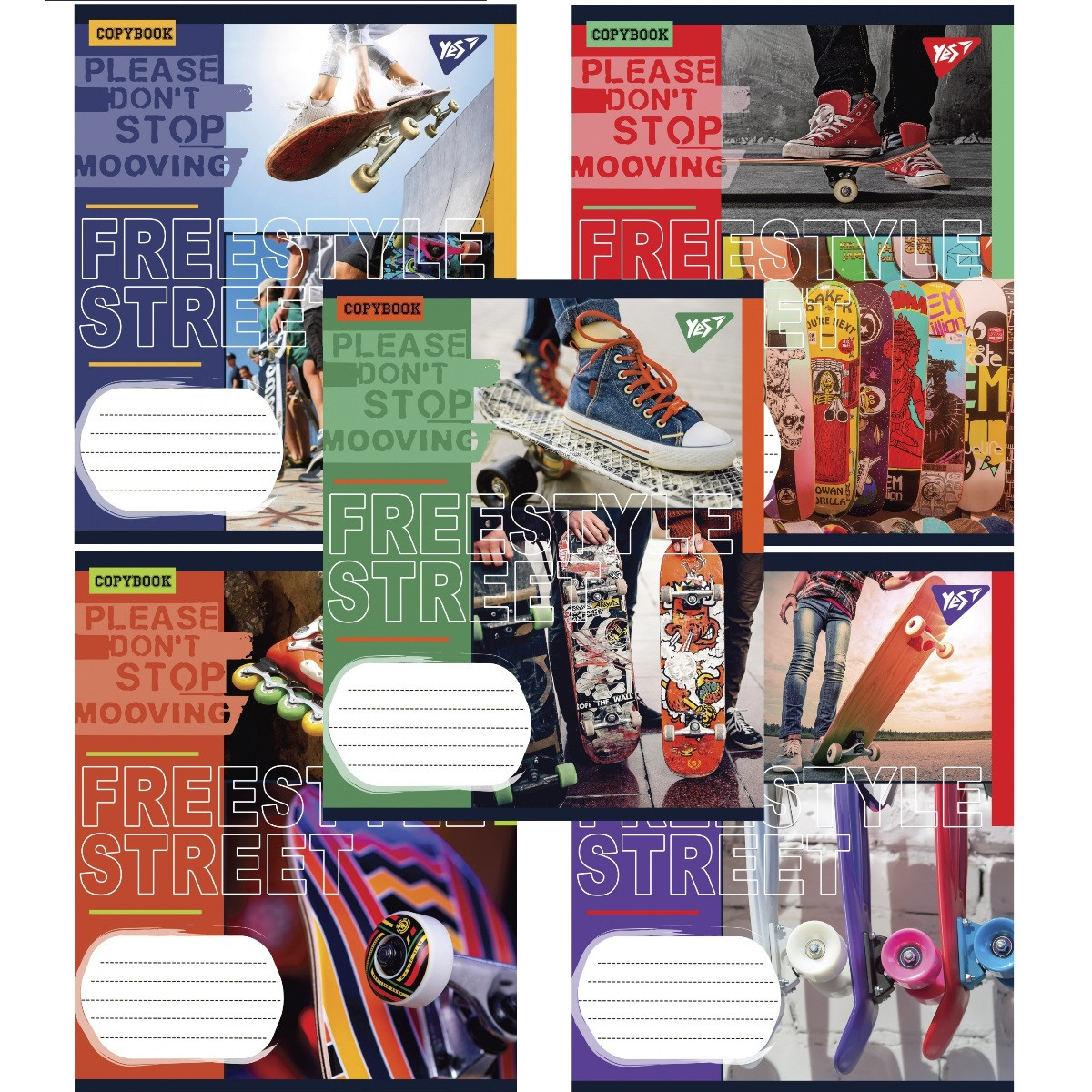 Зошити 24 аркуша лінія YES "Freestyle street" 765915, фото 1